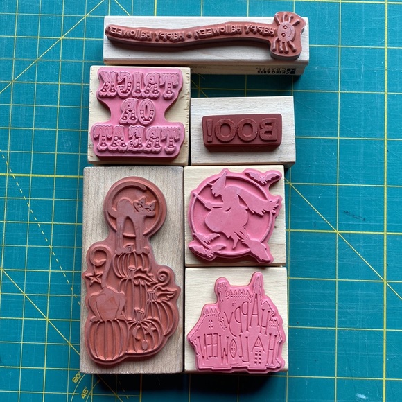 Halloween Rubber Stamps - Picture 2 of 2